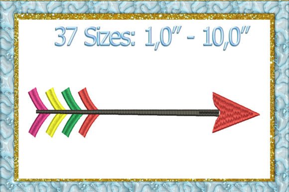 Arrow Embroidery Design Review for Personalized Gifts