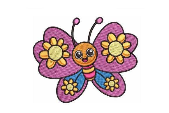 Cute Butterfly 4 Embroidery Design Review