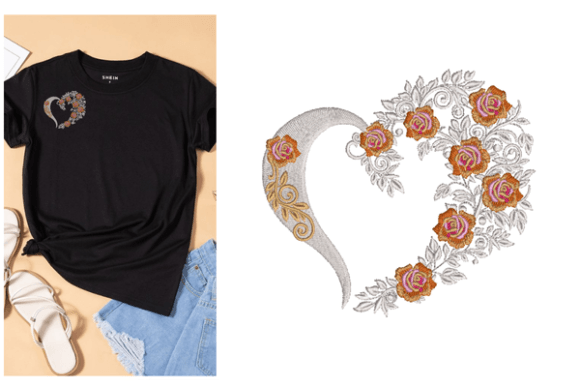 Flower Heart Embroidery Designs Review