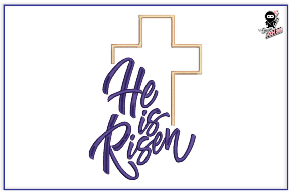 He is Risen Christian Embroidery Review