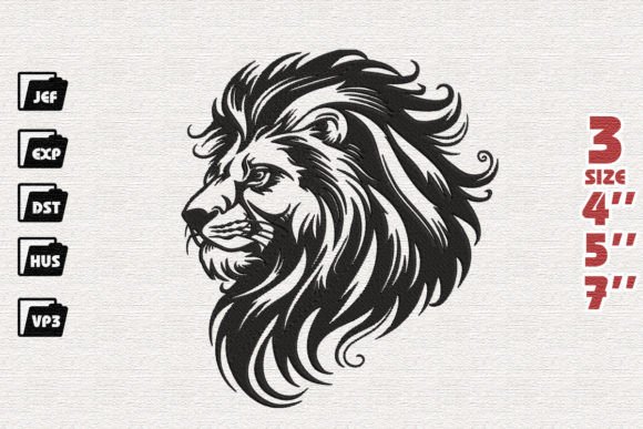 Lion Embroidery: A Whimsical Touch for Boutique Sweatshirts