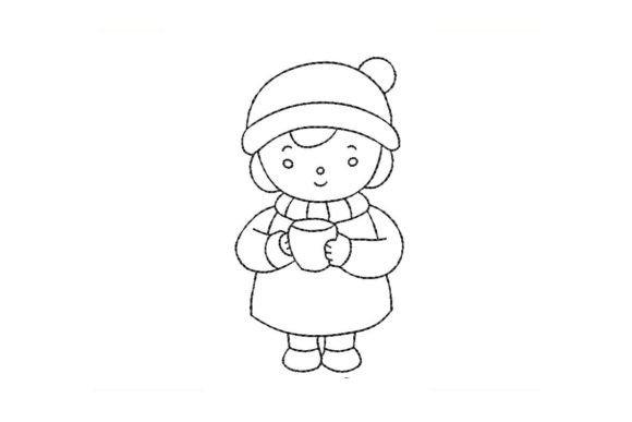 Little Girl Bean Stitch Embroidery Design Review
