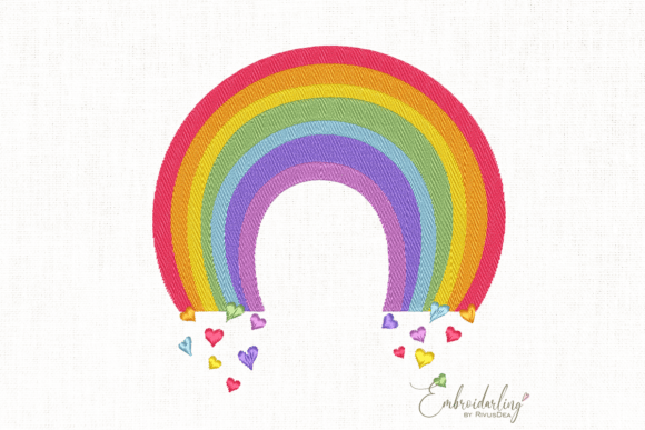 Love Rainbow Machine Embroidery Design Review