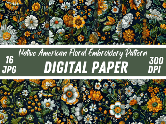 Native American Floral Embroidery Pattern Review