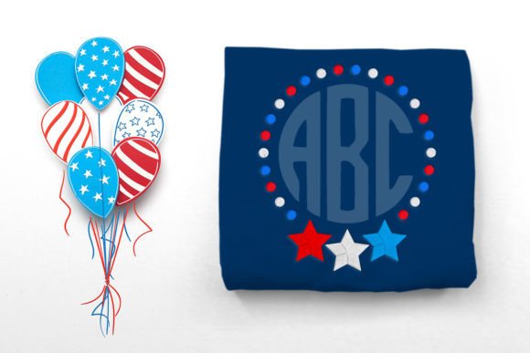Patriotic Star Monogram Frame Embroidery Review