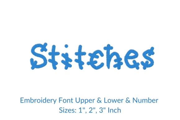 Stitches Font Embroidery Design Review for Small Business Merch